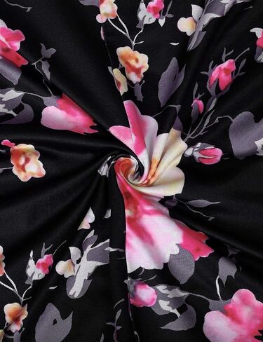 Nursing Midi Dress for Breastfeeding Women Cami Casual Dress | Maternity Wear,Floral Sundress,Easy Nursing Access,Soft Stretch,Discreet Breastfeeding,Comfortable in Kuwait