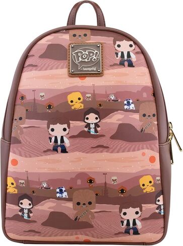 Loungefly: Star Wars - Hans Solo and Chewbacca on Tatooine Mini Backpack, Amazon Exclusive, Multicolor (STBK0239) in Saudi Arabia