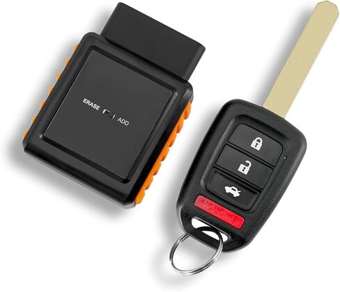 لهوندا 4 زر مفتاح السيارة المستقيم لـ 2016-2017 Accord LX، LX-S، Sport، Sport Special Edition 2016-2020 Civic LX Coupe مفتاح التحكم عن بعد 43 ميجا هرتز MLBHLIK6-1TA P/N 35118-T2A-A60 in Kuwait