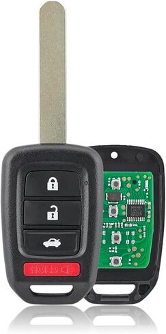 لهوندا 4 زر مفتاح السيارة المستقيم لـ 2016-2017 Accord LX، LX-S، Sport، Sport Special Edition 2016-2020 Civic LX Coupe مفتاح التحكم عن بعد 43 ميجا هرتز MLBHLIK6-1TA P/N 35118-T2A-A60 in Kuwait