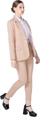 Marycrafts Women's Business Blazer Pant Suit Set for Work in Kuwait