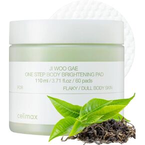 celimax Ji.Woo.Gae Cica BHA Blemish Toner Pad - BHA, PHA, LHA Complex, Centella Asiatica Extract, Acne-Prone Skin Suitability, Soothing, Controls Excessive Sebum, 60pads