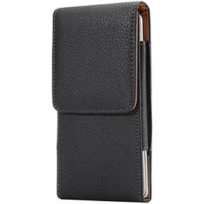 Vertical Cell Phone Belt Holster Case with Belt Clip Belt Loop Pouch for Samsung Galaxy S24 S23 S22 S10e A10e A01 J3 J2 / iPhone 14 13 12 Pro iPhone 15 11 Pro SE XS X 8 / Google Pixel 5 4 Phone Pouch