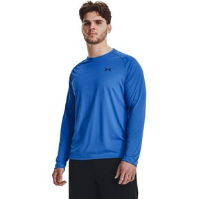 Under Armour Men's Tech 2.0 Long-Sleeve T-Shirt , (464) Water / / Black , 3X-Large
