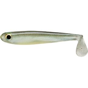 Yum Money Minnow Original Soft Plastic Minnow Swim-Bait Paddle-Tail Fishing Lure, Crystal Smoke, 5'