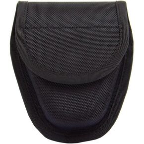 Handcuff Case for Duty Belt Double Handcuff Holder with Hidden Snap for Police Law Enforcement