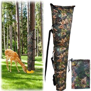 2 PCS Deer Bag Feeder, Deer Corn Feeder Bag Camo Gravity Bag Feeder Waterproof Tree Hugger Deer Feeder Adjustable Wild Game Deer Feeder 100lb for Hunting Accessories