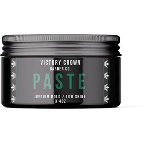 Victory Crown Matte Clay Pomade - 3.4oz - No Shine Hair Clay for Men - High Hold for All-Day Style - Non-Greasy Water-Based Pomade - Barber-Owned and Made in the USA