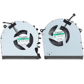 Replacement CPU+GPU Cooling Fan for HP OMEN 17-CB 17-CB0063TX 1005TX 17-CB0030NR 17-CB0070NR 0092NR 17T-CB0000 TPN-C144 GTX1660 Series (Thin 12mm) MG75091V1-1C010-S9A MG75091V1-1C020-S9A