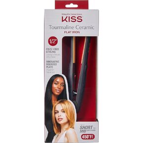 KISS Ceramic Tourmaline Flat Iron, 1/2"