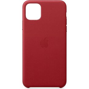 Apple iPhone 11 Pro Max Black Leather Case - Slim Fit, Wireless Charging Compatible