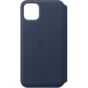 Apple iPhone 11 Pro Max Black Leather Case - Slim Fit, Wireless Charging Compatible