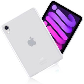 iCoverCase Compatible with iPad Mini 6 Clear Case, Ultra-Thin Transparent Soft TPU Back Cover Flexible Protective Skin Case for 8.3" iPad Mini 2021 6th Generation (Clear)