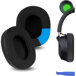 Geekria Sport Cooling-Gel Replacement Ear Pads for Razer Kraken V4, Kraken V4 X, Kraken Kitty V2 Pro, Barracuda, Barracuda X Headphones Ear Cushions, Headset Earpads, Ear Cups Cover (Black)