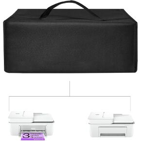 Printer Dust Cover Heavy Duty Antistatic Waterproof 600D Nylon Printer Protective Case for HP DeskJet 4255e/4220e Wireless All in One Printer Universal Case Protector to Printer（18.9Wx15.7Dx6.7H）