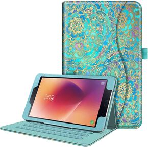 Fintie Case for Samsung Galaxy Tab A 8.0 2017 Model T380/T385, Multi-Angle Viewing Stand Cover with Auto Sleep/Wake for Galaxy Tab A 8.0 Inch SM-T380/T385 2017 Release, Shades of Blue