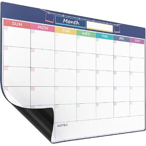 MaxGear Magnetic Dry Erase Calendar for Refrigerator, 11"x14" Monthly Calendar Whiteboard for Fridge Magnet Board Erasable Fridge Planner Whiteboard Calendar,Chore Calendar for Adults, to do List