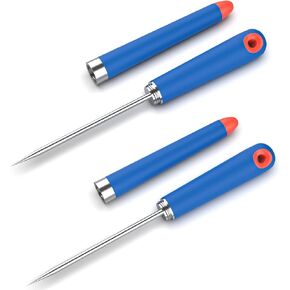 2 Pack Stainless Steel Ice Pick,Ybenlld 10inch Pick Tool for Breaking Ice,Non-Slip plastic Handle, Ice Dispenser for Bartending, Ice Hockey Shaving, Bar, Banquet in Kuwait