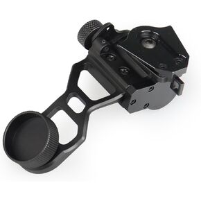 New Aluminum Night Vision Goggle j-arm Mount for Helmet Night Vision NVG Mount fit for Hunting PVS 14(UK Standard Interface)