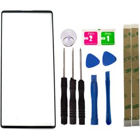 Baige Replacement Repair Front Outer Glass Lens Cover Screen for LG Wing 5G / F100 6.8'' Parts Tape Tool (No LCD Touch & Digitizer)