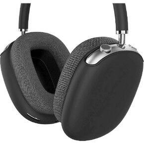 SaharaCase Liquid Silicone Cover Case for Apple AirPods Max [Rugged] Headphone Protection Antislip Grip Slim (Black)