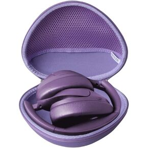 Hard Travel Case for TOZO HT2 Hybrid Active Noise Cancelling Headphones（Purple）