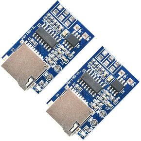 Comimark 2Pcs GPD2846A TF Card MP3 Decoder Board 2W Amplifier Module for Arduino