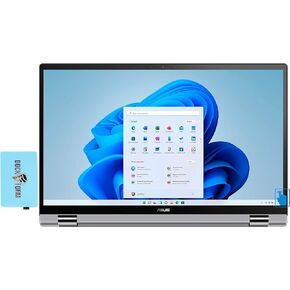 ASUS ZenBook 15.6" 60Hz FHD IPS Touchscreen 2-in-1 Laptop (AMD Ryzen 7 5700U 8-Core, 8GB RAM, 256GB PCIe SSD, MX450 2GB GDDR6, Backlit KYB, WiFi, Bluetooth, Webcam, Win 11 Pro) with Hub