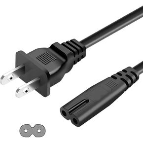 10FT AC Power Cord fit for Xbox Series S/Xbox Series X, Xbox One S/Xbox One X, Playstation 5 Playstation 4 Playstation 3 Slim Sony PS5, PS4, PS4 Slim, PS3 Slim, PS3 Super Slim Replacement Power Cable
