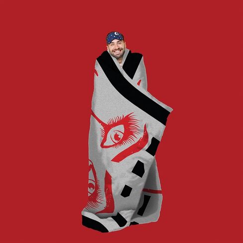 Sleep Squad WWE Hollywood Hogan 60" x 80" Raschel Plush Blanket – Wrestling Legend Super-Soft Throw in Kuwait