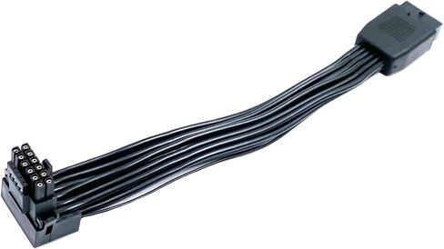 12VHPWR PCI-e 5.0 16 Pin أنثى إلى ذكر تمديد كابل، زاوية 90 درجة 600W 16AWG GPU محول الطاقة لبطاقة الرسومات 12+4pin RTX 3090Ti 4070Ti 4080 4090 (كابل B) in Kuwait