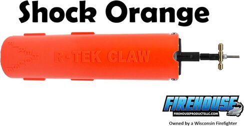 Foldable Ice Fishing Tip Up - Patented Firehouse R-Tek Claw Flag Fishing Pole Indicators Orange Gift Walleye Crappie Heavy-Duty Spool Tackle Hole Down Tip Sensitive Fins Braid Line (2-Pack Orange) in Saudi Arabia