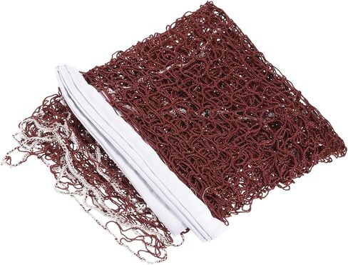 Foldable Badminton Net - Portable Badminton Durable Badminton Replacement Net Polypropylene Sports Net for Indoor Outdoor Backyard (14x2.5ft, Red) in Kuwait