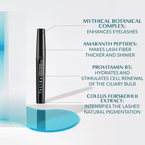 Talika Lipocils Mascara - Eyelash Growth Formula Mascara - 2-in-1 Makeup & Eyelash Care Solution - Black in Kuwait
