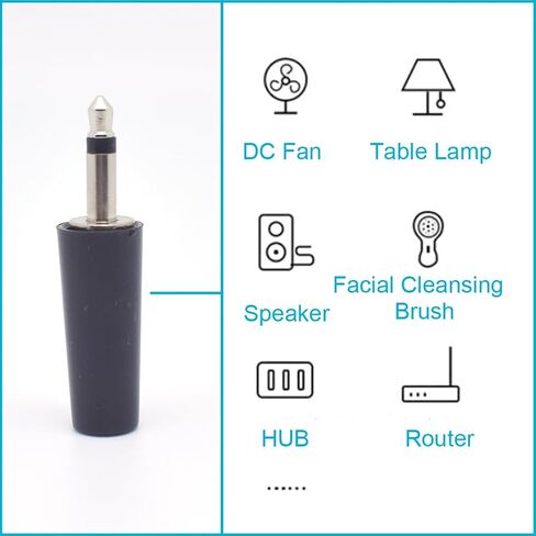 5PCS 3.5mm Mono Plug Male 2 Pole Jack Replacement Plug Repair,3.5mm Solder Type DIY Audio Cable Male Connector in Saudi Arabia