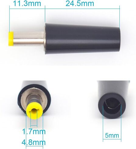 5PCS 3.5mm Mono Plug Male 2 Pole Jack Replacement Plug Repair,3.5mm Solder Type DIY Audio Cable Male Connector in Saudi Arabia