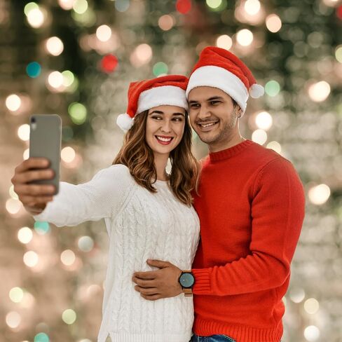 Avezano Christmas Bokeh Halos Photography Backdrop for Children Kids Portrait Phootshoot Glitters Light Bokeh Merry Xmas Party Decorations Background for Photo Studio Props (6x8ft) in Kuwait