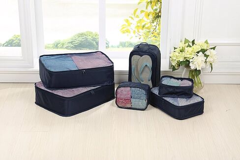 JJ POWER Travel Packing Cubes, Luggage Organizers with Shoe Bag in Kuwait