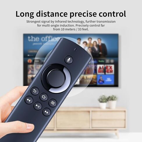 DR49WK B PE59CV استبدال جهاز التحكم عن بعد الصوتي لتلفزيون AMZ (الجيل الثالث، تصميم قلادة)، AMZ TV Stick (الجيل الثاني، الجيل الثالث، لايت، 4K AMZ TV Cube (الجيل الأول، الجيل الثاني) in Saudi Arabia