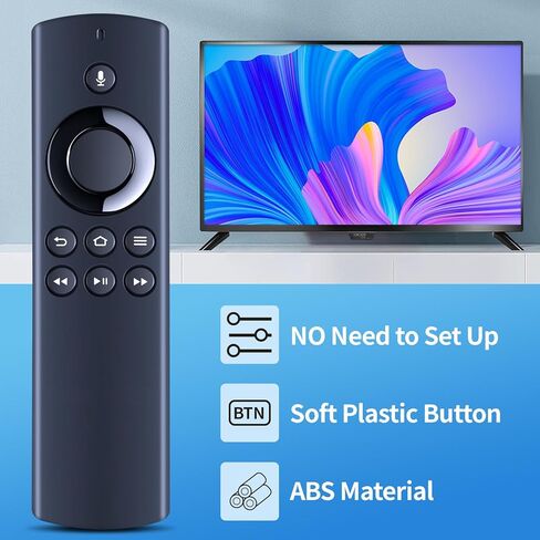 DR49WK B PE59CV استبدال جهاز التحكم عن بعد الصوتي لتلفزيون AMZ (الجيل الثالث، تصميم قلادة)، AMZ TV Stick (الجيل الثاني، الجيل الثالث، لايت، 4K AMZ TV Cube (الجيل الأول، الجيل الثاني) in Saudi Arabia
