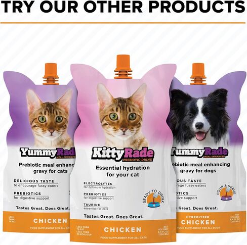 DoggyRade – Dog Sports Drink (Prebiotic, Isotonic Drink for Dogs) | Electrolytes, Nutrients & Amino Acids | Quick Hydration Drink for Dogs + Low Calorie | More Than Just Water! | Chicken | 500ml x 6 in Saudi Arabia