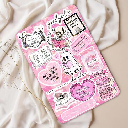 Clear Back Cover Insert for Kindle Paperwhite 11th Generation 6.8" | Bookish Cardstock Insert for E Reader | Paper Insert | Booktok Stickers Case Insert | Smut Spicy Bookworm Gifts (Black Checkered) in Saudi Arabia