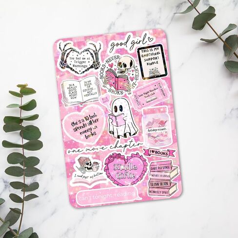 Clear Back Cover Insert for Kindle Paperwhite 11th Generation 6.8" | Bookish Cardstock Insert for E Reader | Paper Insert | Booktok Stickers Case Insert | Smut Spicy Bookworm Gifts (Black Checkered) in Saudi Arabia