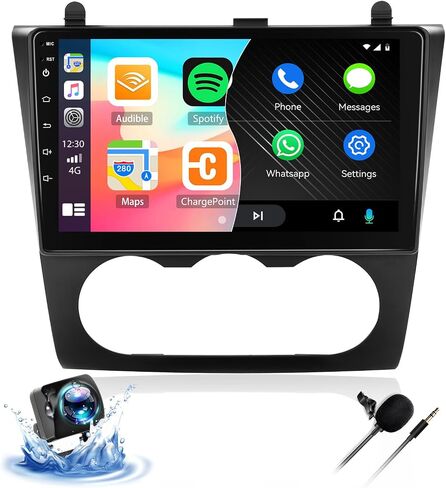 1+32G Android 13 Car Stereo for Nissan Altima Teana 2008-2012 with Carplay Android Auto Mirror Link 9 inch Touchscreen FM RDS HiFi Bluetooth WiFi GPS+Camera & MIC in Saudi Arabia