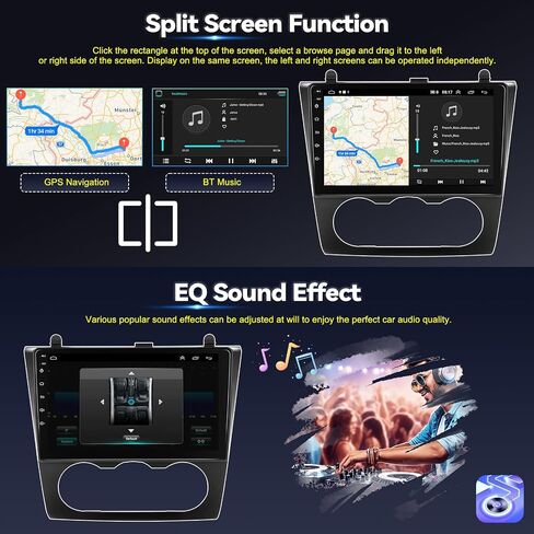 1+32G Android 13 Car Stereo for Nissan Altima Teana 2008-2012 with Carplay Android Auto Mirror Link 9 inch Touchscreen FM RDS HiFi Bluetooth WiFi GPS+Camera & MIC in Saudi Arabia