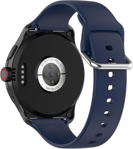 سوار رياضي متوافق مع Ticwatch Pro 5 Enduro/Pro 5/iTouch Air 3 44 مم Smartwatch-24 مم عرض سيليكون حزام ساعة سريع الإصدار in Saudi Arabia