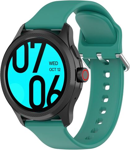 سوار رياضي متوافق مع Ticwatch Pro 5 Enduro/Pro 5/iTouch Air 3 44 مم Smartwatch-24 مم عرض سيليكون حزام ساعة سريع الإصدار in Saudi Arabia