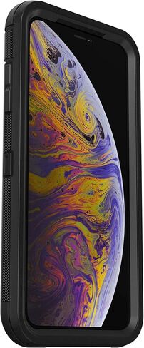 OtterBox Defender Series Rugged Case & Holster for iPhone Xs MAX (ONLY) Retail Packaging - with Microbial Defense (Black) in Saudi Arabia