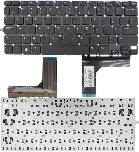 لوحة مفاتيح بديلة للكمبيوتر المحمول بدون إضاءة خلفية لأجهزة DELL Inspiron 11 3000 3147 11 3148 P20T 3158 7130 تخطيط أمريكي in Saudi Arabia
