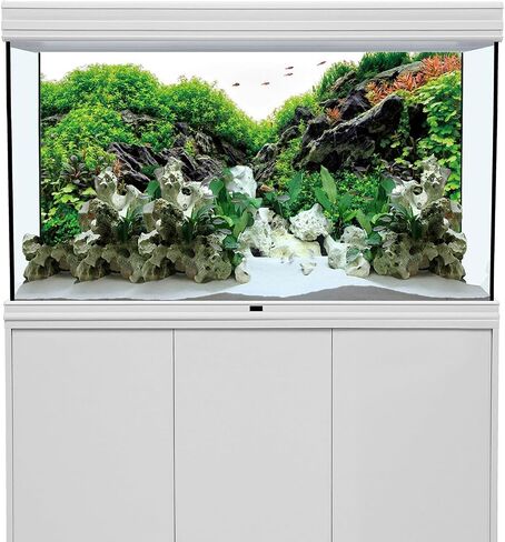 AWERT 36x18 inches Stone Aquarium Background Aquatic Plant River Bed & Lake Fish Tank Background Seaweed Aquarium Background Vinyl Background in Saudi Arabia